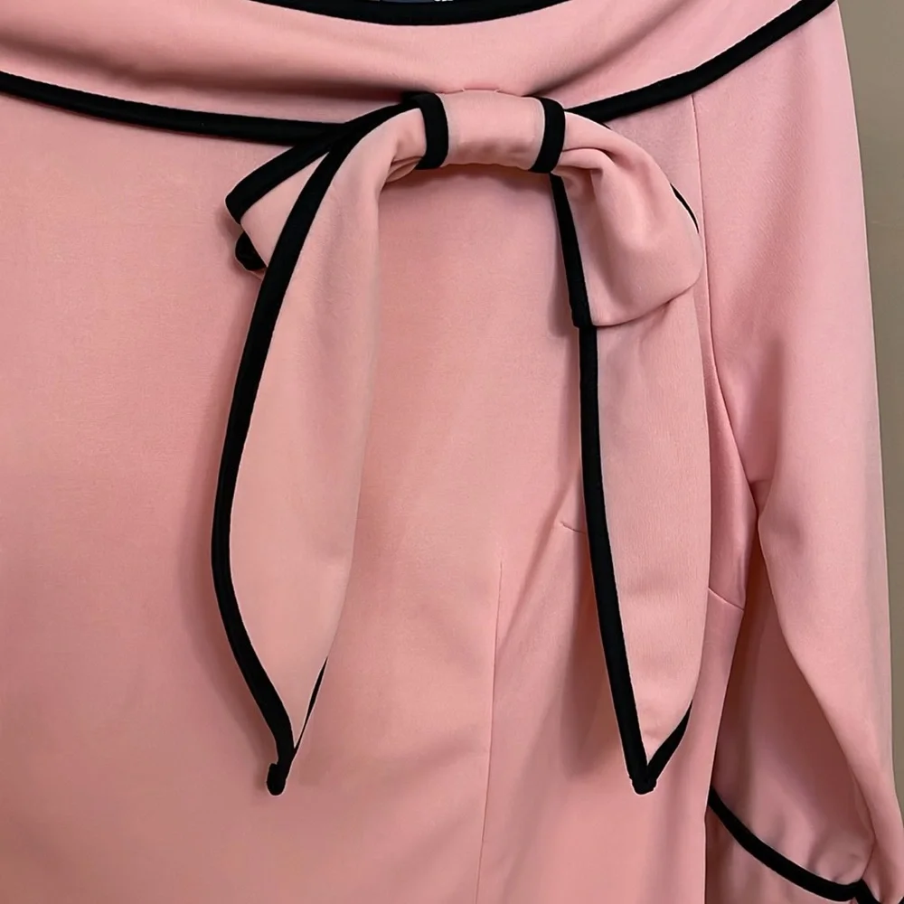 Fashion MIA Pink and Black Dress Size XL New With Tags - Picture 5 of 9
